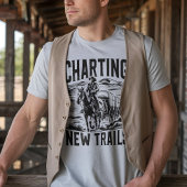 Neue Trails: Cowboy-Wagenzug T-Shirt