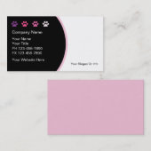 Neue, trendige Geschäftskarten für Haustiere Visitenkarte (Vorne/Hinten)