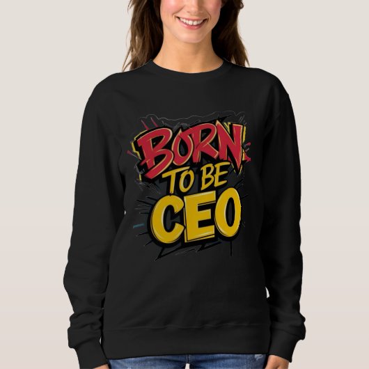 neue trendige Kapuzenpullover Sweatshirt (Vorderseite)