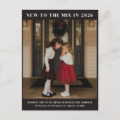 Neue Tür 24 Holiday Moving Ankündigung Postkarte (Vorderseite)