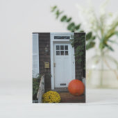 Neue Tür in England im Herbst Postkarte (Stehend Vorderseite)