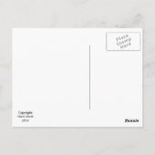 Neue Tür in England im Herbst Postkarte (Rückseite)