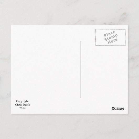 Neue Tür in England im Herbst Postkarte (Rückseite)