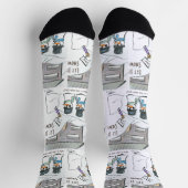 Neue Typ-Crew-Socken Socken (Oben)