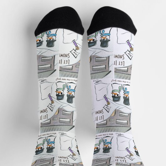 Neue Typ-Crew-Socken Socken (Oben)