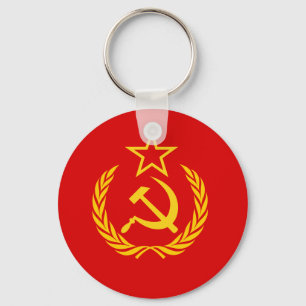 Neue UDSSR, Republik Kongosflagge Schlüsselanhänger