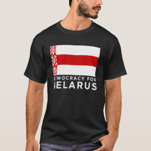 Neue und alte Flagge Weißrusslands zur Symbolisier T-Shirt