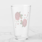 Neue und einzigartige Rose Blume Brillen und Tasse (Rückseite)