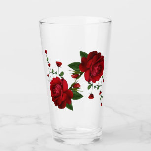 Neue und einzigartige Rose Blume Brillen und Tasse