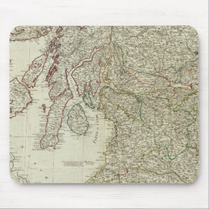 Neue und korrekte Karte Schottlands Mousepad