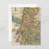 Neue und korrekte Karte von Schottland und den Ins (Vorne/Hinten)