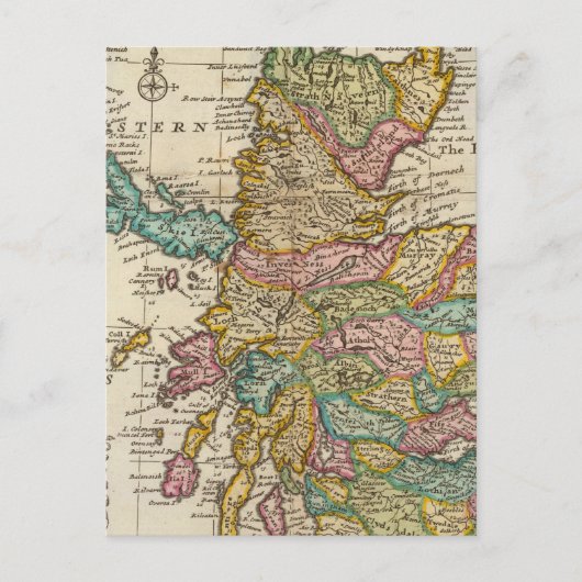 Neue und korrekte Karte von Schottland und den Ins (Vorderseite)