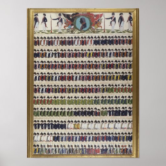 Neue Uniform-Designs für das königlich preußische Poster (Vorne)