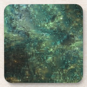 Neue Untersetzer mit Cork-Backed-Glass-Effekt (Vorderseite)