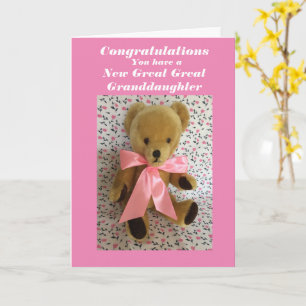 Neue Urgroßenkelin Karte