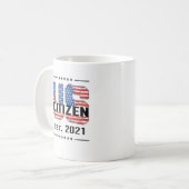 Neue US-Bürger Geschenke Proud American Citizenshi Kaffeetasse (Vorderseite Links)