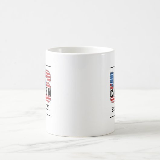 Neue US-Bürger Geschenke Proud American Citizenshi Kaffeetasse (Mittel)