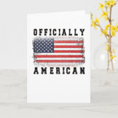 Neue US-Bürger Geschenke Proud American Citizenshi Karte (Gelbe Blume)
