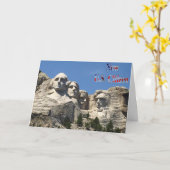 Neue US-Bürger-Grüße Karte (Gelbe Blume)