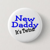 Neue Vati-Zwillinge Button (Vorderseite)