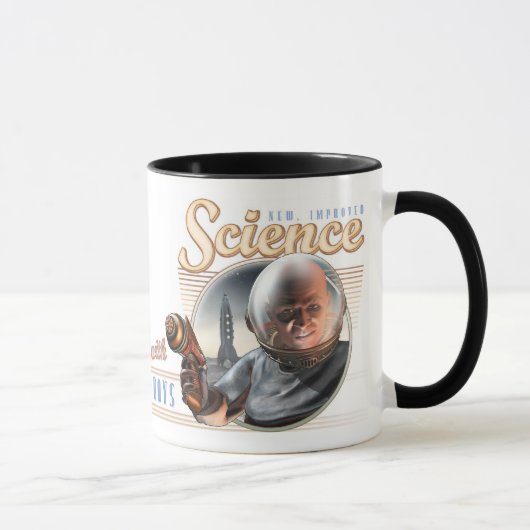 Neue, verbesserte Wissenschaft: Jetzt mit Tasse (Rechts)