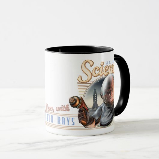 Neue, verbesserte Wissenschaft: Jetzt mit Tasse (VorderseiteRechts)