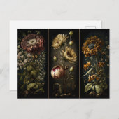 Neue Vintage florale Triptychologie Postkarte (Vorne/Hinten)