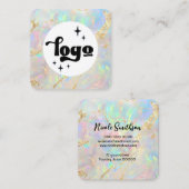 neue Visitenkarte für Opal-Design (Vorne/Hinten)