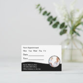 Neue Visitenkarten für Ärzte Visitenkarte (Stehend Vorderseite)