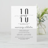 Neue Visitenkarten für Geschäftsjahre Einladung (Stehend Vorderseite)