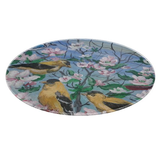 Neue Vogelsammlung Schneidebrett (Ecke)