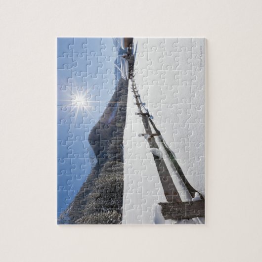 neue vorbereitete QuerfeldeinSkipiste in a Puzzle (Vertikal)