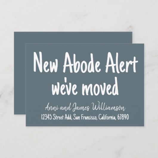 Neue Vorwarnung für den Wohnsitz: Details, die wir Ankündigung (Vorne/Hinten)