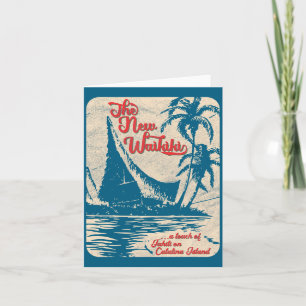 Neue Waikiki Tiki Bar Hawaiian Style Retro 50er St Karte