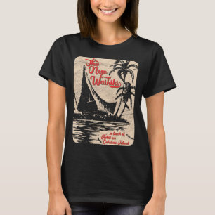 Neue Waikiki Tiki Bar Hawaiian Style Retro 50er St T-Shirt