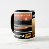 Neue Waldpics-Tasse Tasse (Vorderseite Links)