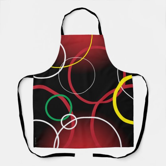 Neue Wave Airbrush All-over Print-Schürze Schürze (Vorderseite)