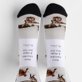 Neue Weihnachts-Nachhaltig Premium-Crew-Socke Socken (Oben)