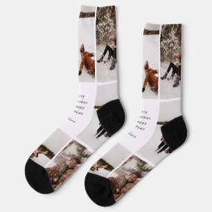 Neue Weihnachts-Sitte Nachhaltige Premium-Crew-Soc Socken