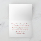 Neue Weihnachtskarte Liebe Gott Feiertagskarte (Innenseite)