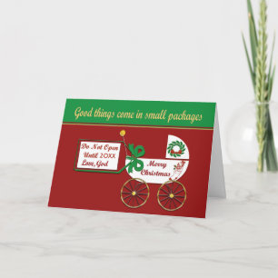 Neue Weihnachtskarte Liebe Gott Feiertagskarte