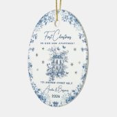 Neue Weihnachtswohnung Ornament (Links)