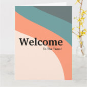 Neue Welcome Card für Mitarbeiter Karte (Gelbe Blume)