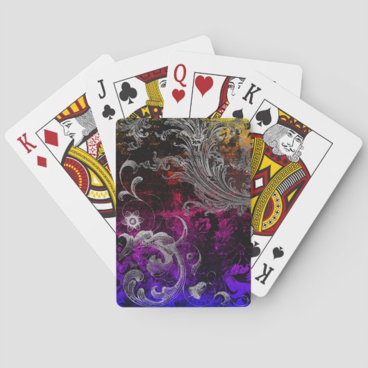 Neue Welle Vintag Spielkarten (Rückseite)