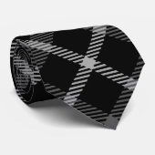 Neue Wellekarierter Tartan Krawatte (Gerollt)
