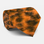 Neue Wellen-Leopard Krawatte (Gerollt)