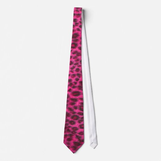 Neue Wellen-Leopard Krawatte (Vorderseite)