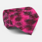 Neue Wellen-Leopard Krawatte (Gerollt)
