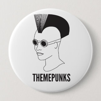 Neue Wellen-Punk-Knopf Button