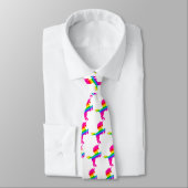 Neue Wellen-Regenbogen-Einhörner Krawatte (Gebunden)